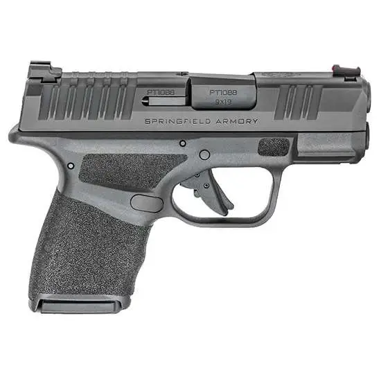 Springfield Armory HC9319BFO Hellcat 9mm Luger 3" 11+1 Black Melonite Adaptive Texture Grip, Fiber Optic Front Sights