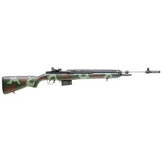 Springfield Armory M1A Super Match *CA Compliant* Semi-Automatic 308 Winchester/7.62 NATO 22" MB 10+1 McMillian Fiberglass Forest Camo Stk Stainless Steel