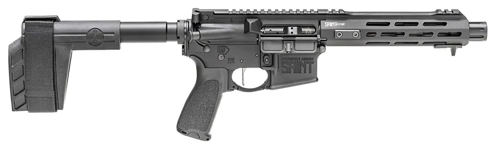 Springfield Armory STV975556BLC Saint Victor 5.56x45mm NATO 7.50" 10+1 Black Hard Coat Anodized SB Tactical SBX-K Arm Brace Stock