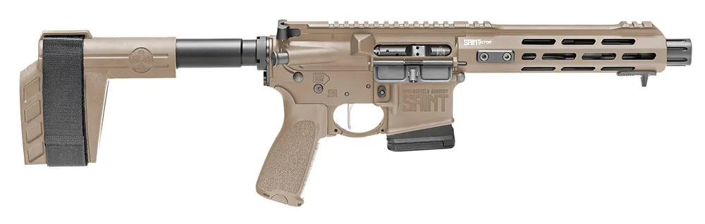 Springfield Armory STV975556FLC Saint Victor 5.56x45mm NATO 7.50" 10+1 Flat Dark Earth SB Tactical SBX-K Arm Brace Stock
