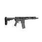 Stag Arms 15012211 Stag 15 300 Blackout 8" Pistol 30+1 Black Hard Coat Anodized Black Nitride SBA3 Pistol Stabilizing Brace Stock Black Magpul MOE SL Grip Left Hand