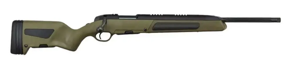 Steyr 263473E Scout 6.5 Creedmoor 19" 5+1 Black OD Green