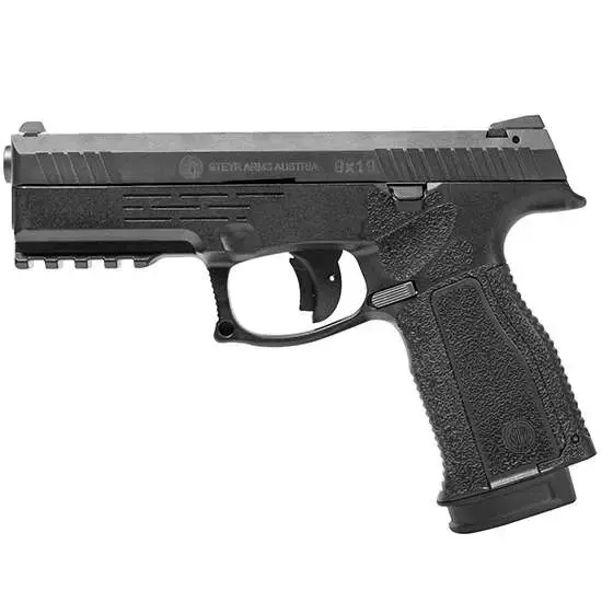 Steyr 781212HO L9-A2 MF 9mm Luger 4.50" 17+1 Black Black Interchangeable Backstrap Grip