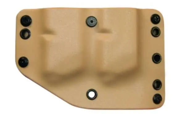 Stealth Operator H60067 Twin Mag Double 9mm Luger/40 S&W OWB Nylon Coyote Tan