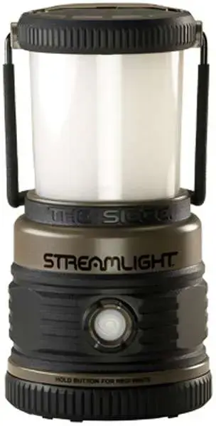 Streamlight 44931 Siege Lantern 540/275/55 Lumens White C4 LED/Red LED D Alkaline Thermoplastic Coyote
