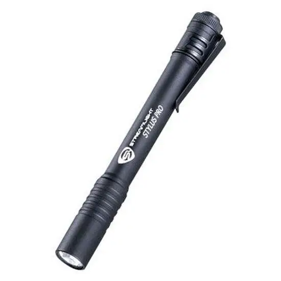 Streamlight 66118 Stylus Pro 100 Lumens LED Aluminum Black Anodized AAA
