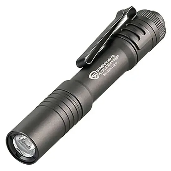 Streamlight 66601 Microstream USB 250 Lumens Rechargeable Lithium Black