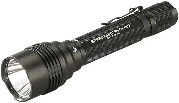 Streamlight 88047 ProTac HL-3 1100/35 Lumens C4 LED Aluminum Black Anodized CR123A Lithium