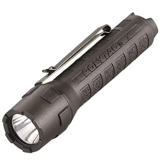 Streamlight 88600 PolyTac X 600/260/35 Lumens C4 LED Polymer Black CR123A Lithium