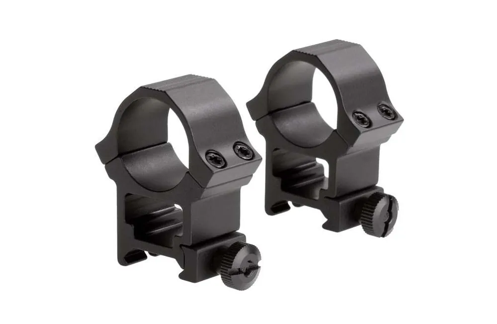 SUN OPTICS 1"HIGH SPORT RINGS BLACK