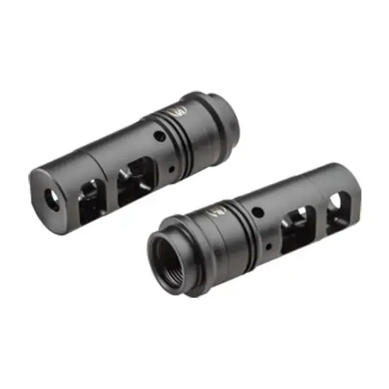MUZZLE BRAKE FOR 3/4 -24 THREADS, SERVES AS SUPPRESSOR ADAPTER FOR SOCOM338-Ti SUPPRESSOR