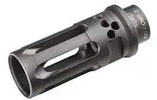 PORTED CLOSED TINE FLASH HIDER FOR M4/M16/AR VARIANTS, SERVES AS SUPPRESSOR ADAPTER FOR 5.56 SOCOM SUPPRESSORS