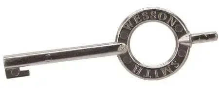 Smith & Wesson 311360000 Handcuff Key Stainless Steel 1/100/300/1900