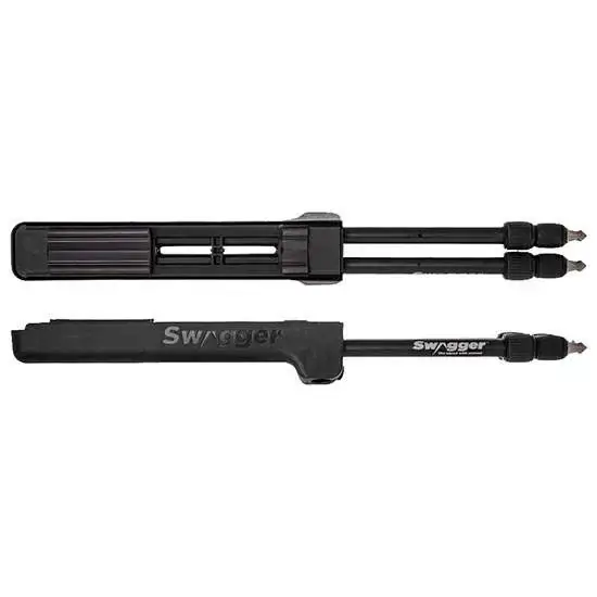 SWAGGER LLC SWAGBPHT42 Hunter Bipod 9.75-41.25" Polymer Black