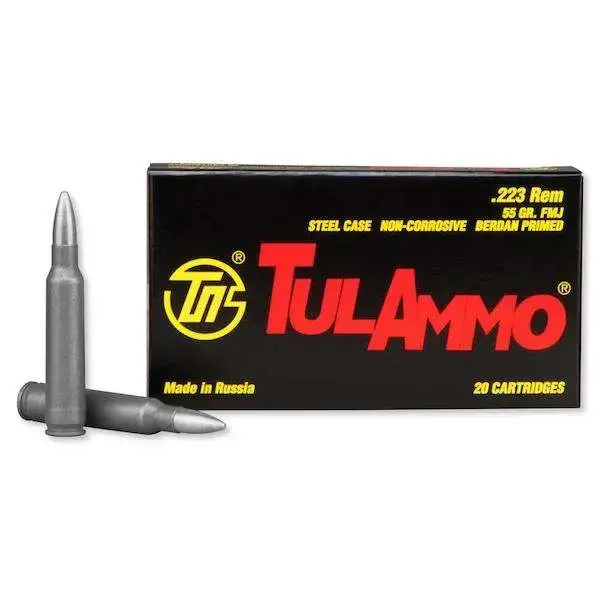 TulAmmo 223rem 55gr steel