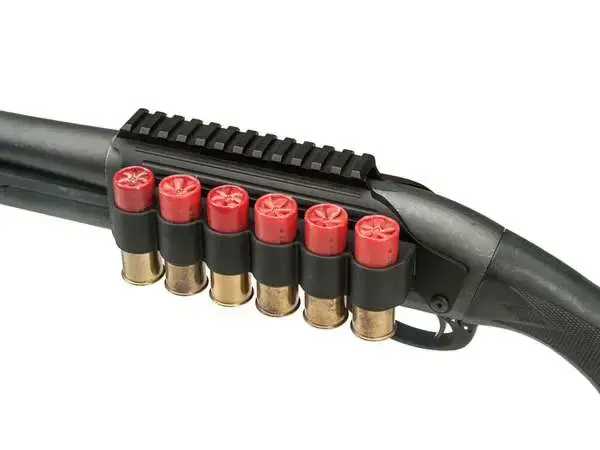 TacStar 1081035 Sidesaddle Rail Mount Shotgun 12 Gauge Black Polymer w/Aluminum Mounting Plate with Rail for Remington 870,1100,1187
