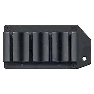 TacStar 1081168 SideSaddle Rem 870, 1100, 1187 12 Gauge 4 Black Polymer w/Aluminum Mounting Plate