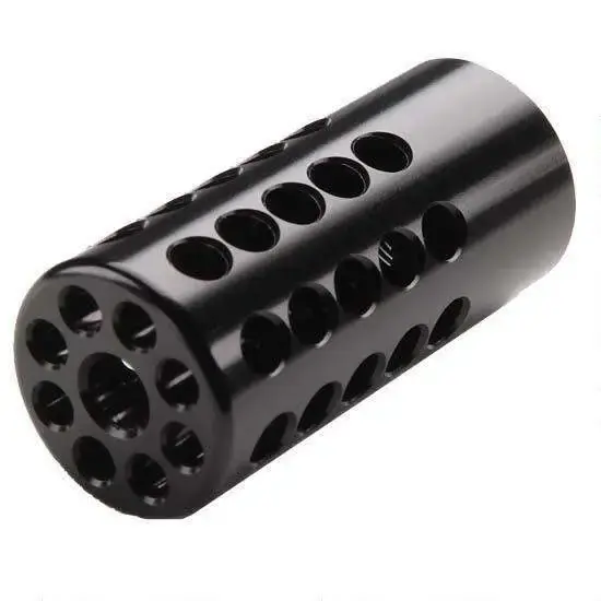 Tactical Solutions 1022CMPBLK X-Ring 10/22 22 LR Compensator 1/2"-28 tpi Black Gloss Steel
