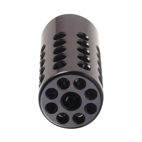 Tactical Solutions 1022CMPMB X-Ring Compensator 1/2"-28 tpi Black 6061-T6 Aluminum