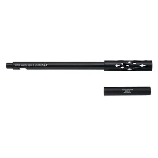Tactical Solutions 1022SBXMB X-Ring SB-X Barrel with Suppressor 22 LR 16.50" Ruger 10/22, T/C R22 Aluminum Matte Black