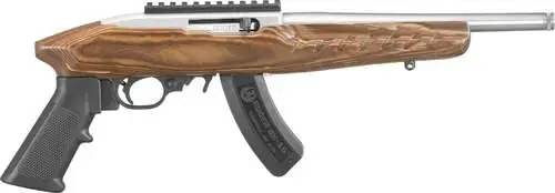 RUG CHARGER 22LR 10 SS BROWN LAMINATE 15RD