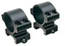TAS RINGS 1 30MM HIGH MATTE NON-TACTICAL DETAC