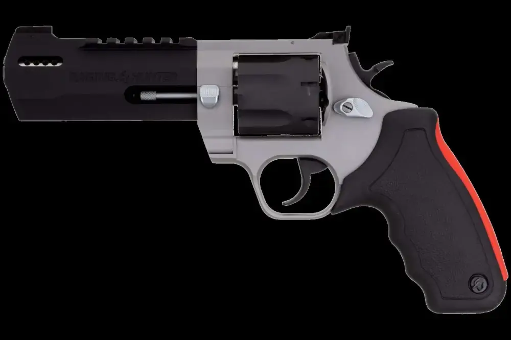 Taurus 2357055RH Raging Hunter Revolver Single/Double 357 Magnum 5.13" 7 Round Black Rubber Cushion Insert Grip Stainless