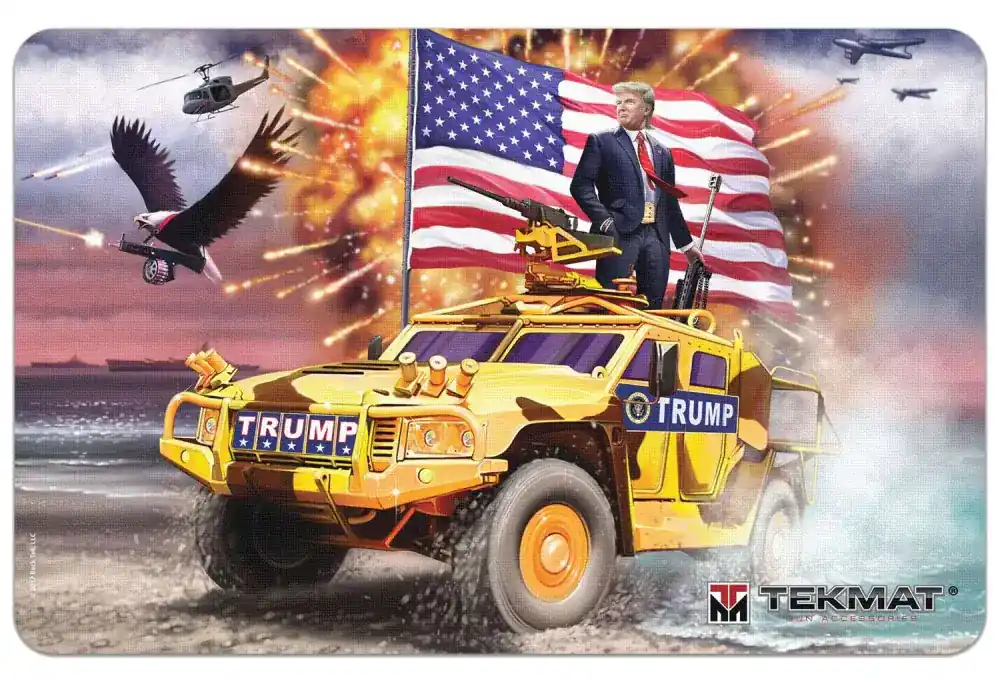 TekMat TEKR17TRUMP Original Cleaning Mat Trump Freedom Portrait 11" x 17"
