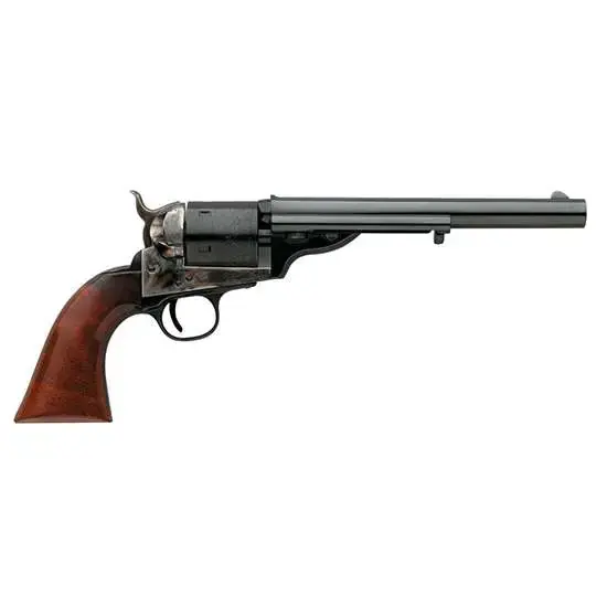 Taylors and Company 0903 1872 Open-Top 38 Special 6 Round 7.50" Blued Case Hardened Walnut Army Sized Grip