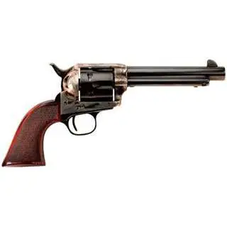Taylors and Company 4110 Smoke Wagon 45 Colt (LC) 6 Round 5.50" Blued Case Hardened Frame Walnut Grip
