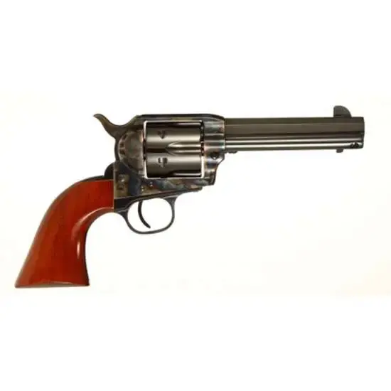 Taylors and Company 556101 1873 Cattleman Drifter 45 Colt (LC) 6 Round 4.75" Blued Case Hardened Walnut Grip