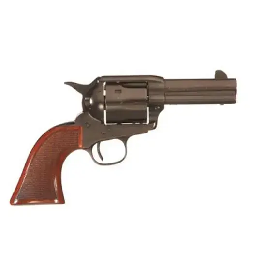 Taylors and Company 654001DE Runnin Iron Black Rock Taylor Tuned 45 Colt (LC) 6 Round 3.50" Black Nitride Walnut Grip