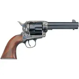 Taylors and Company 700E 1873 Cattleman 357 Mag 6 Round 4.75" Blued Case Hardened Walnut Grip