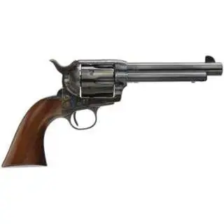 Taylors and Company 701E 1873 Cattleman 357 Mag 6 Round 5.50" Blued Case Hardened Walnut Grip