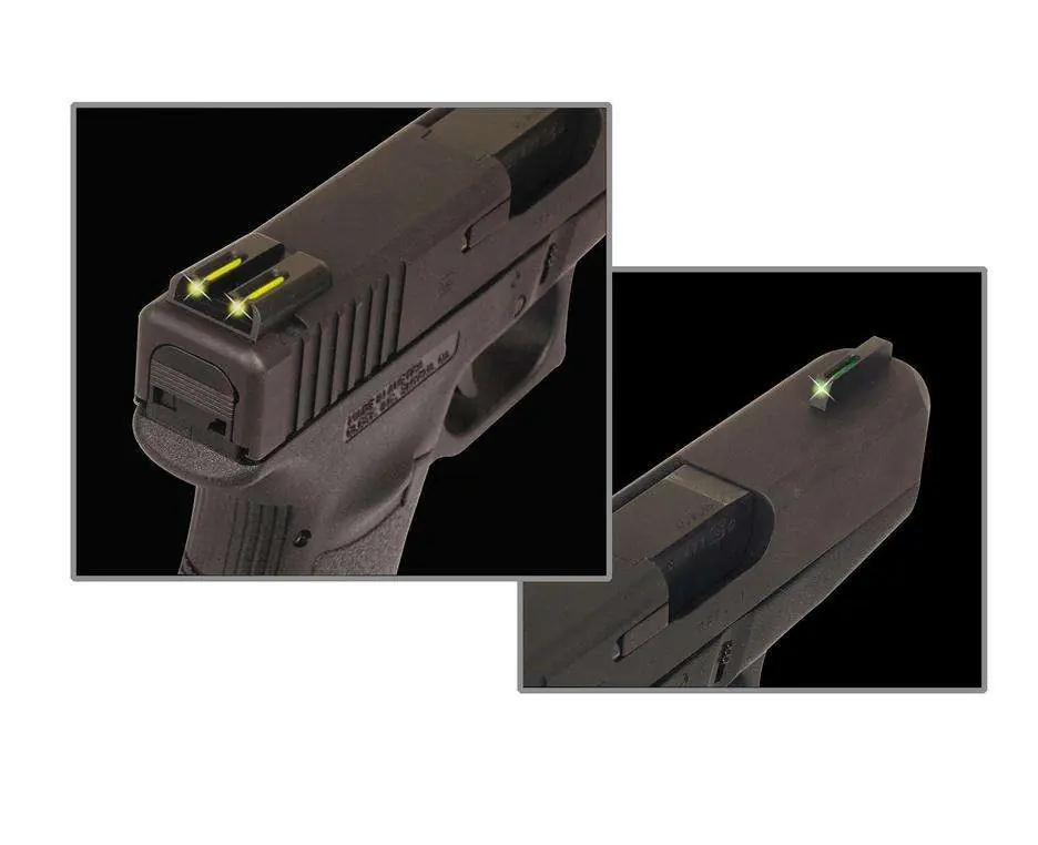 TRUGLO TFO SET SIG #8/ #8 YEL REAR GRN FRONT