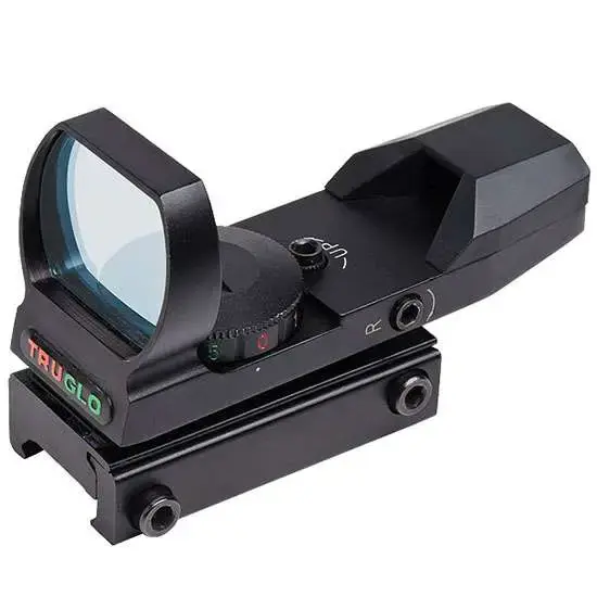 Truglo TG8370B Open 1x 34mm Obj 5 MOA Red, Green Dot Black Matte CR2032 Lithium