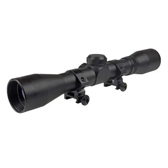 Truglo TG85043XB Buckline 4x 32mm Obj 33.41 ft @ 100 yds FOV 1" Tube Black Matte Finish Duplex