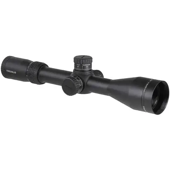 Truglo TG8531TF TX6 3-18x 50mm Obj 30mm Tube Black Finish Illuminated Milliradian First Focal Plane