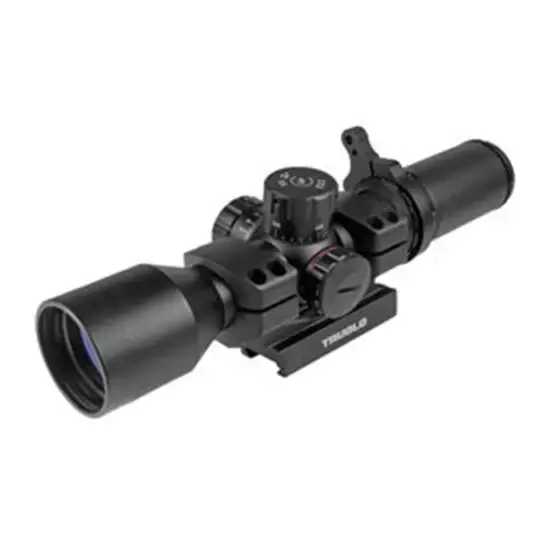 Truglo TG8539TL Tru-Brite 30 3-9x 42mm Obj 28.8-12.1 ft @ 100 yds FOV 1" Tube Black Matte Finish Illuminated Duplex Mil-Dot