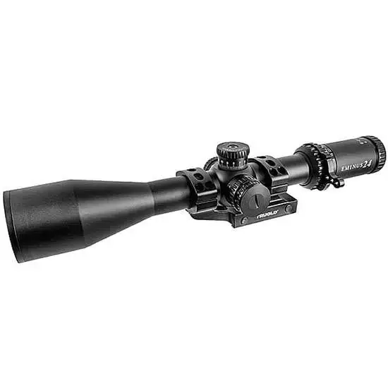 Truglo TG8562TLR Eminus 6-24x 50mm Obj 30mm Tube Black Hardcoat Anodized Finish Illuminated TacPlex