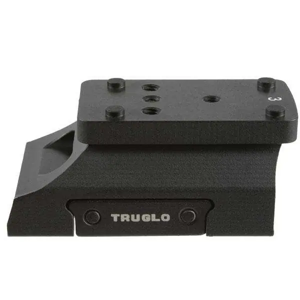 Truglo TG8977B Riser Mount Micro Red Dot Riser Mount Universal Style Black Finish