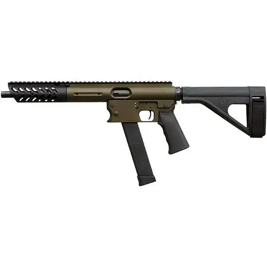 TNW Firearms TPCPLT0009BKOD Aero Survival9mm Luger 10.25" 33+1 OD Green