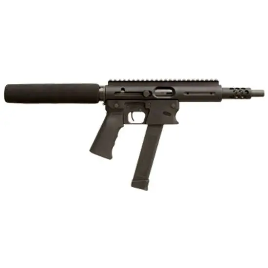 TNW Firearms TPCPLT0010BK Aero Survival Pistol 10mm Auto 10.25" 15+1 Black Hard Coat Anodized Black Polymer SB Tactical Arm Brace