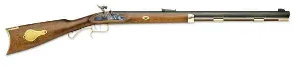 Traditions R24008 Hawken Woodsman Flintlock 50 Black Powder 28" Adjustable #11 Percussion Hardwood Stk