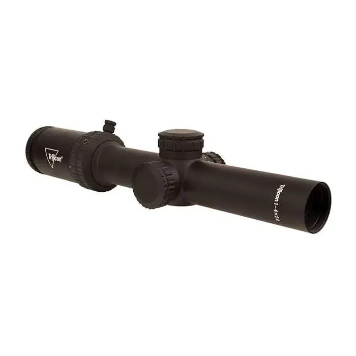 Trijicon 2900012 Credo 1-4x 24mm Obj 95-24.2 ft @ 100 Yards FOV 30mm Tube Matte Black Finish Illuminated MRAD Ranging Green
