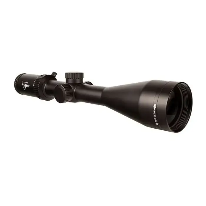 Trijicon 2900029 Credo HX 2.5-10x 56mm Obj 38.30-10.20 ft @ 100 yds FOV 30mm Tube Satin Black Finish Illuminated Red Duplex