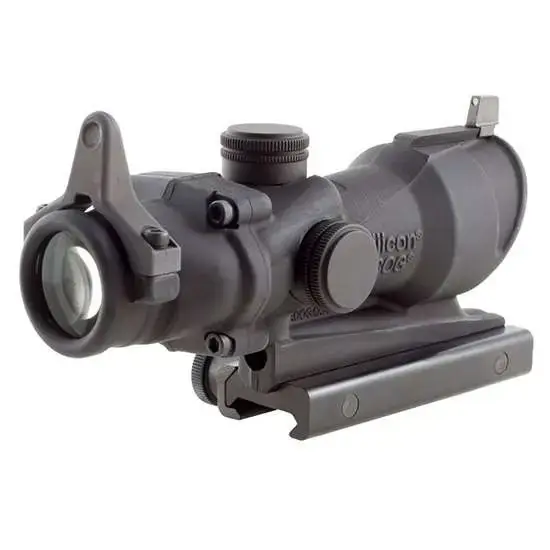 Trijicon 100092 ACOG 4x 32mm Obj 36.80 ft @ 100 yds FOV Matte Black Finish Illuminated Amber Crosshair 308 Ballistic