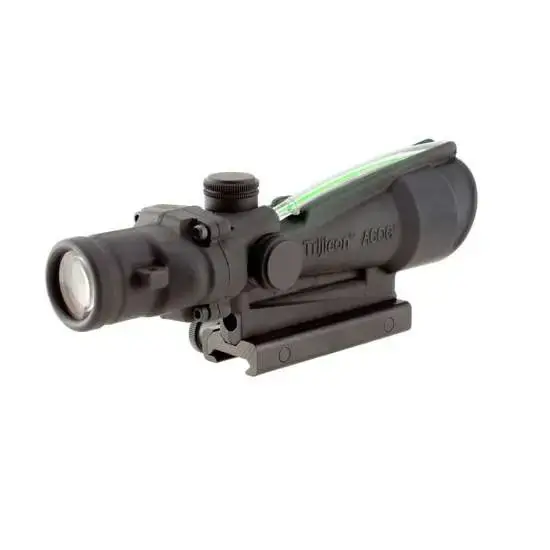 Trijicon 100161 ACOG 3.5x 35mm Obj 28.90 ft @ 100 yds FOV Matte Black Finish Dual Illuminated Green Crosshair 308 Ballistic