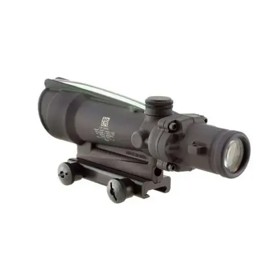 Trijicon 100163 ACOG 3.5x 35mm Obj 28.90 ft @ 100 yds FOV Matte Black Finish Dual Illuminated Green Crosshair 223 Ballistic