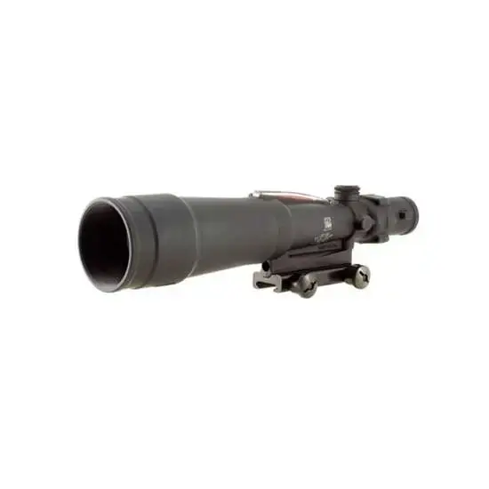 Trijicon 100173 ACOG 5.5x 50mm Obj 18.40 ft @ 100 yds FOV Matte Black Finish Illuminated Red Chevron 223 BAC